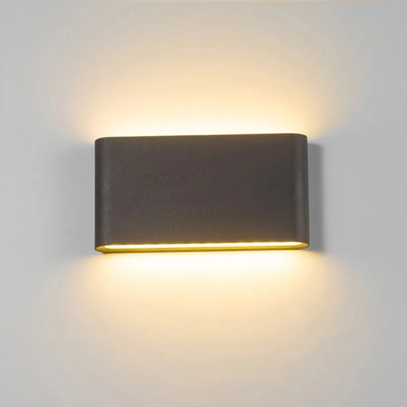 Modern Outdoor Up & Down Wall Light for Homes, Hotels & Gardens