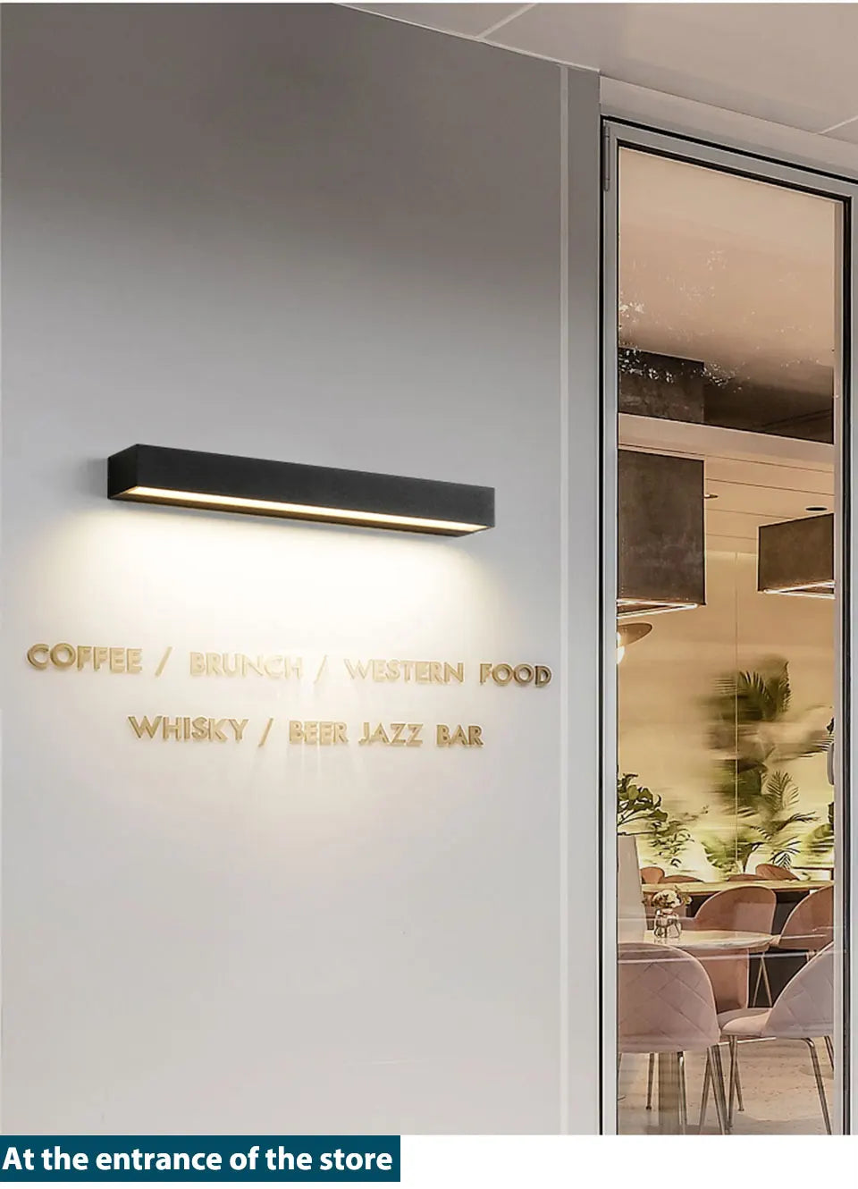 Modern Outdoor LED Wall Sconce for Hotels, Gardens & Homes