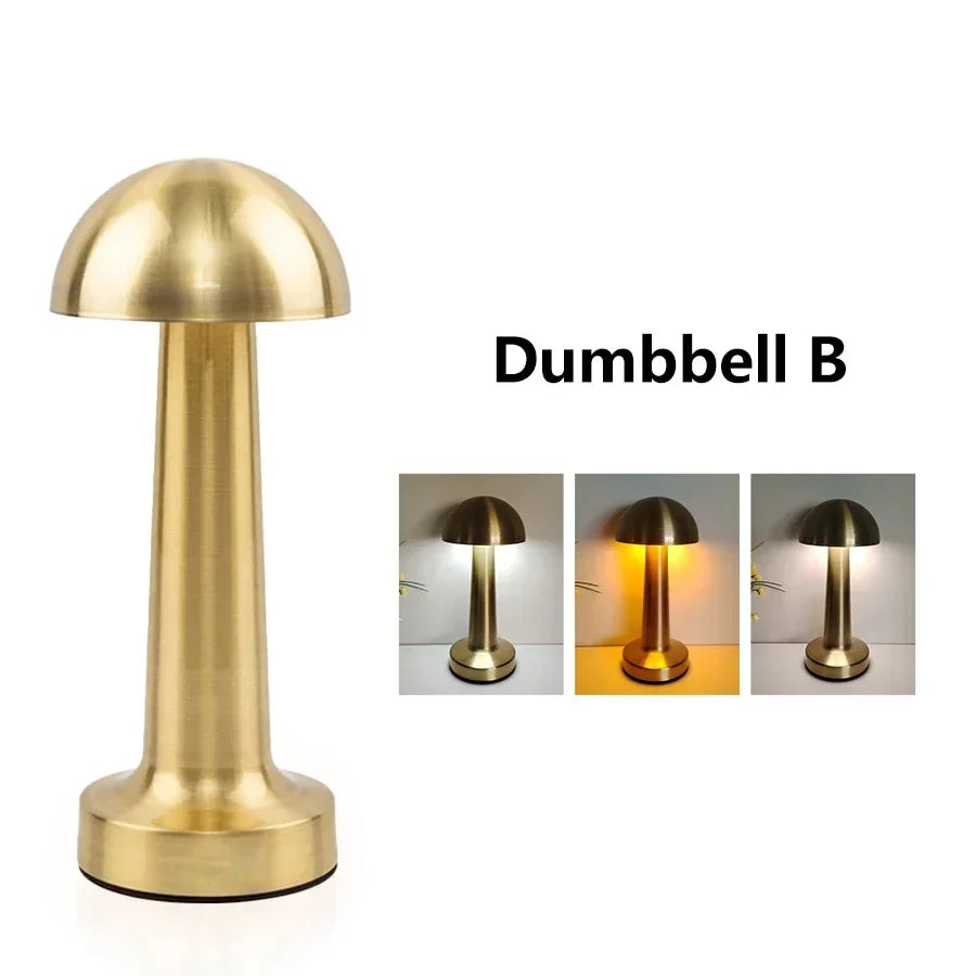Rechargeable Table Lamp with Touch Dimming for Restaurants & Bars