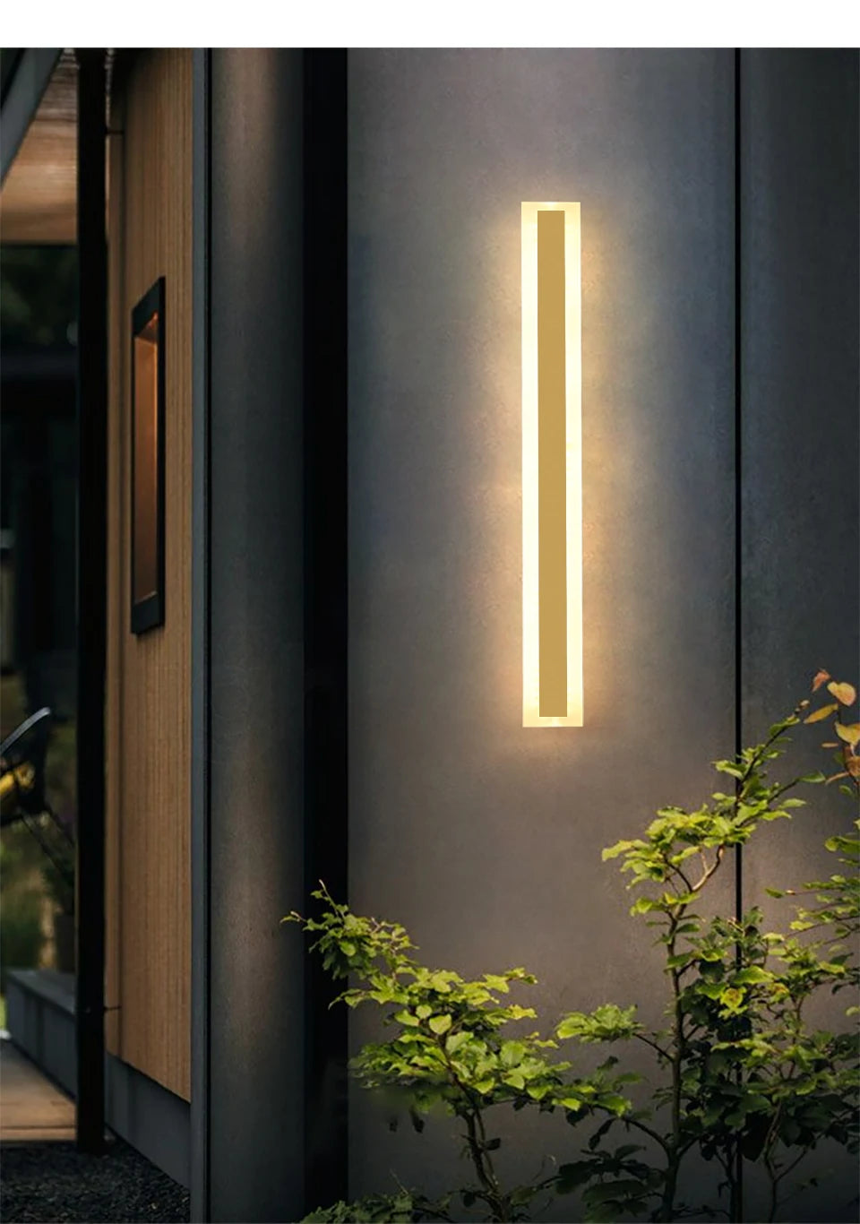 Architectural Long LED Wall Light for Restaurants, Hotels & Gastro Terraces