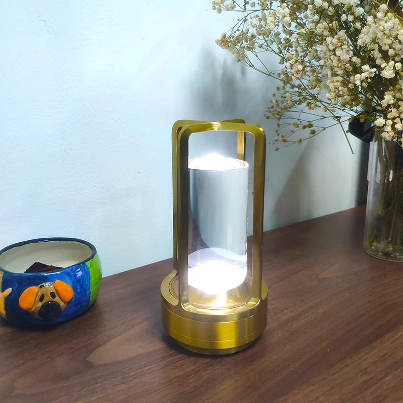 Rechargeable Industrial Table Lamp for Restaurants, Bars & Hotels