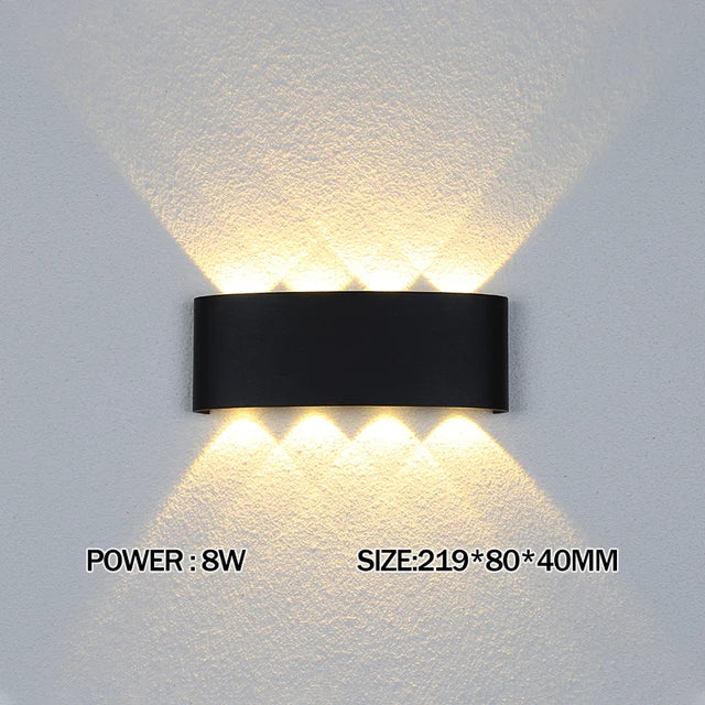 Modern Up & Down LED Wall Light Series for Hotels, Restaurants & Homes
