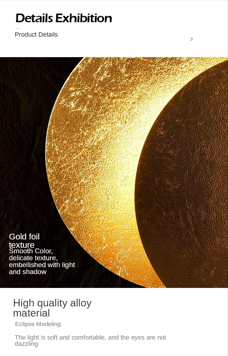 Modern Round LED Wall Lamp for Restaurants, Hotels & Elegant Homes