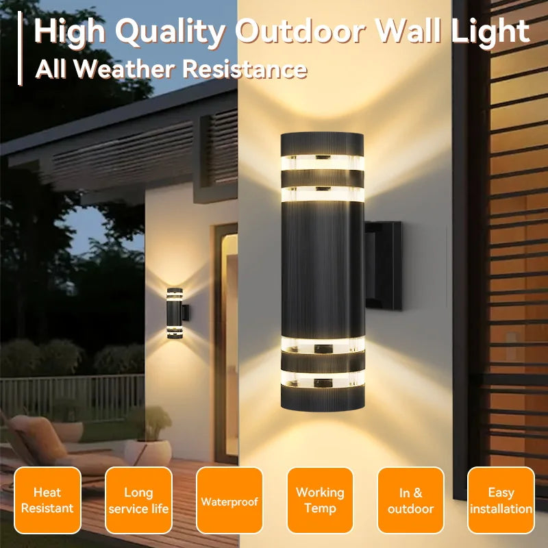 Modern Outdoor Wall Lamp for Homes, Hotels & Terraces