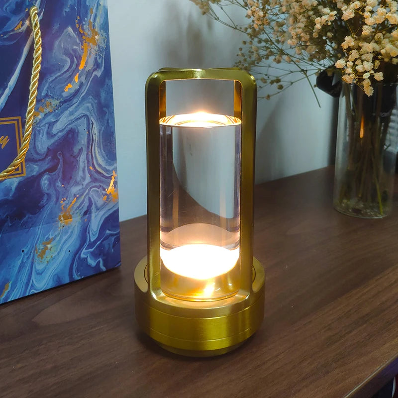 Rechargeable Industrial Table Lamp for Restaurants, Bars & Hotels