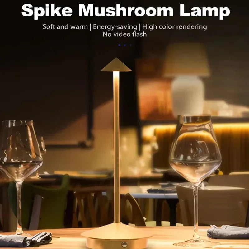 Rechargeable Outdoor Table Lamp for Restaurants & Hotels