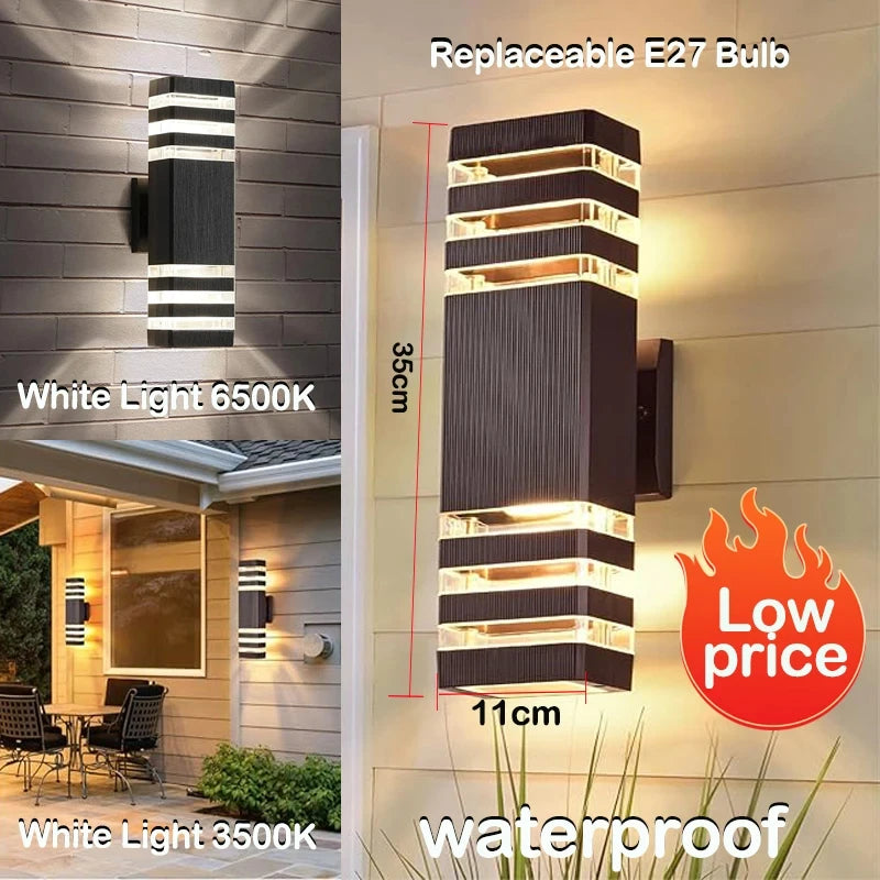 Modern Outdoor Wall Lamp for Homes, Hotels & Terraces