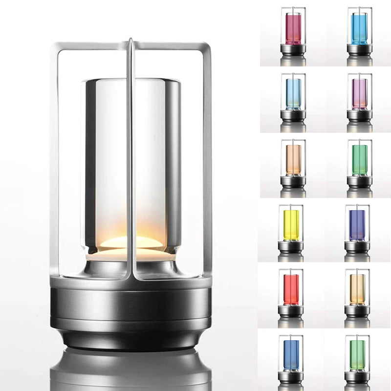 Rechargeable Industrial Table Lamp for Restaurants, Bars & Hotels