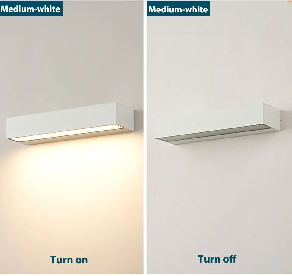 Modern Outdoor LED Wall Sconce for Hotels, Gardens & Homes