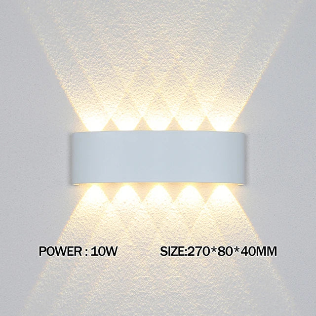Modern Up & Down LED Wall Light Series for Hotels, Restaurants & Homes