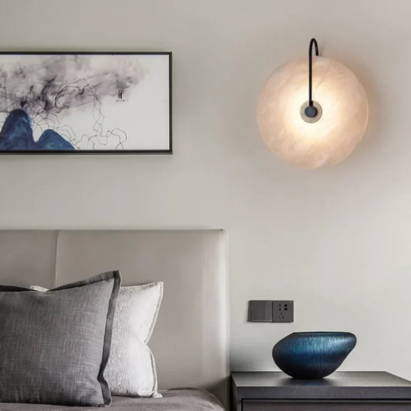Modern Marble Wall Lamp for Restaurants, Hotels & Elegant Homes