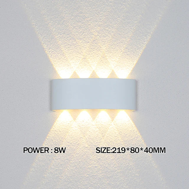 Modern Up & Down LED Wall Light Series for Hotels, Restaurants & Homes