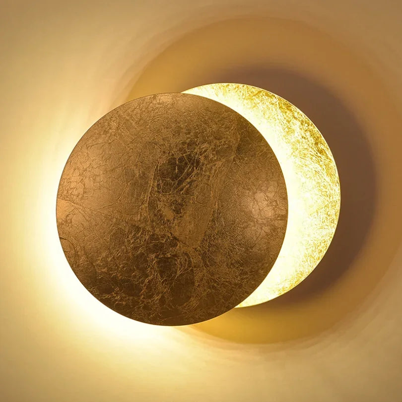 Modern Round LED Wall Lamp for Restaurants, Hotels & Elegant Homes