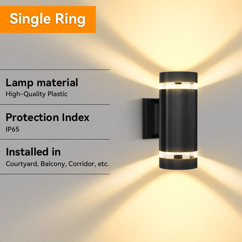 Modern Outdoor Wall Lamp for Homes, Hotels & Terraces