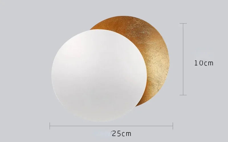 Modern Round LED Wall Lamp for Restaurants, Hotels & Elegant Homes