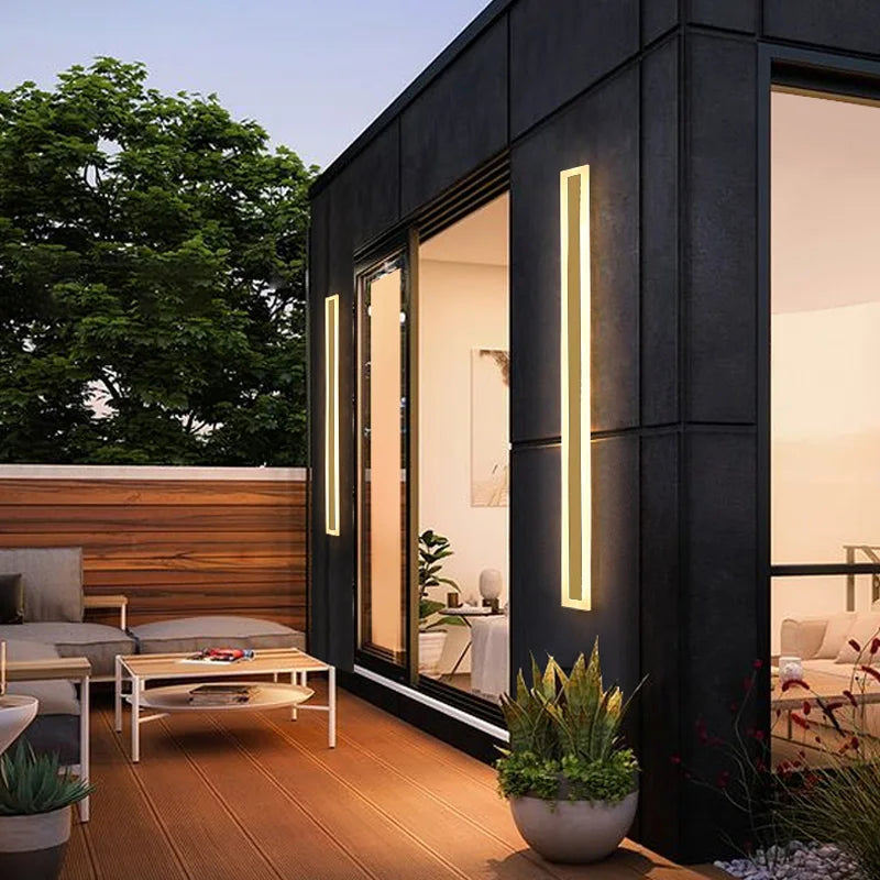 Architectural Long LED Wall Light for Restaurants, Hotels & Gastro Terraces