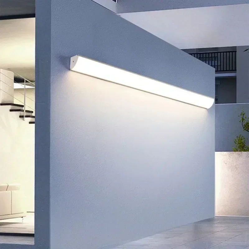 Modern Outdoor LED Strip Wall Light for Hotels, Restaurants & Homes