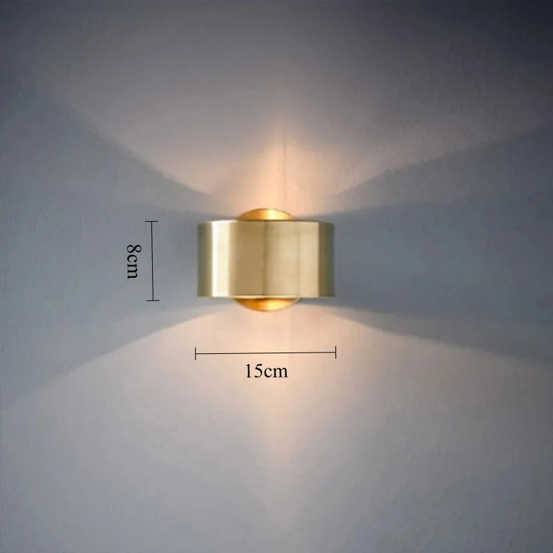 Modern Gold Wall Lamp for Hotels, Restaurants & Elegant Homes