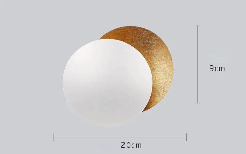 Modern Round LED Wall Lamp for Restaurants, Hotels & Elegant Homes
