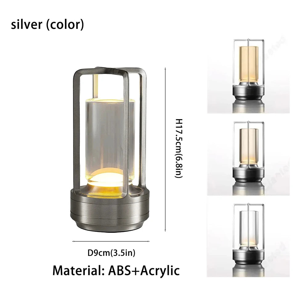 Rechargeable Outdoor LED Table Lamp for Restaurants, Bars & Hotels
