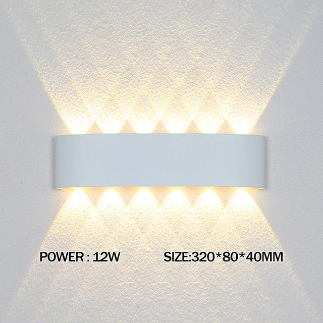 Modern Up & Down LED Wall Light Series for Hotels, Restaurants & Homes