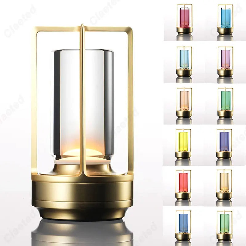 Rechargeable Industrial Table Lamp for Restaurants, Bars & Hotels