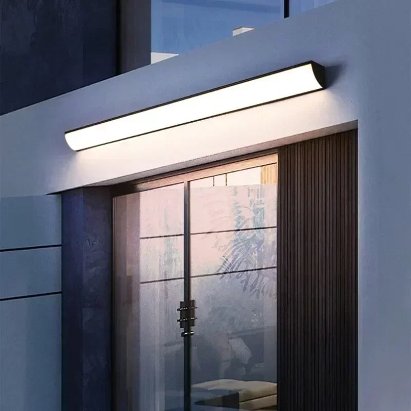 Modern Outdoor LED Strip Wall Light for Hotels, Restaurants & Homes