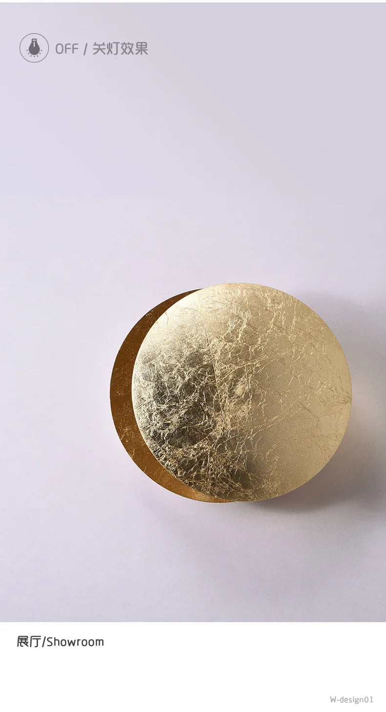 Modern Round LED Wall Lamp for Restaurants, Hotels & Elegant Homes