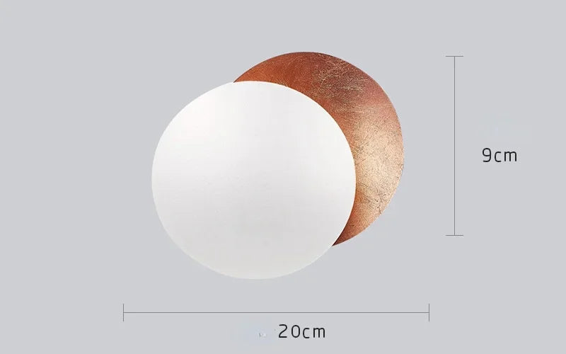 Modern Round LED Wall Lamp for Restaurants, Hotels & Elegant Homes