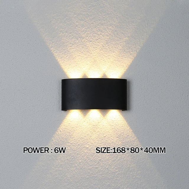 Modern Up & Down LED Wall Light Series for Hotels, Restaurants & Homes