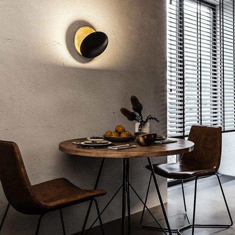 Modern Round LED Wall Lamp for Restaurants, Hotels & Elegant Homes
