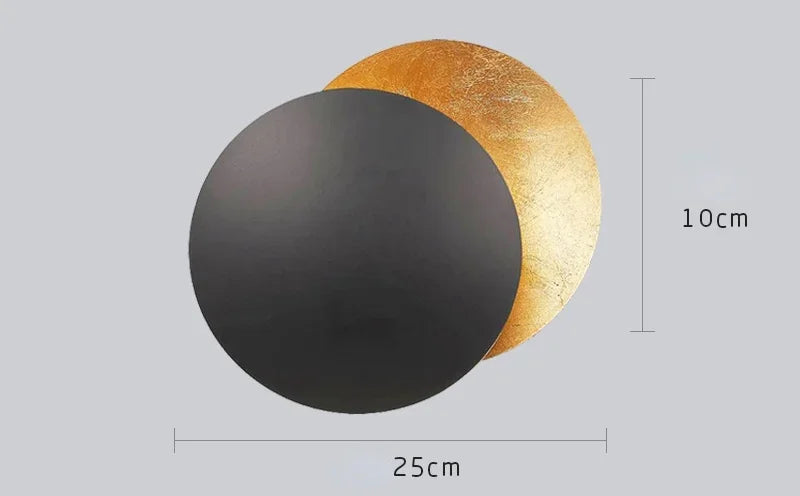 Modern Round LED Wall Lamp for Restaurants, Hotels & Elegant Homes