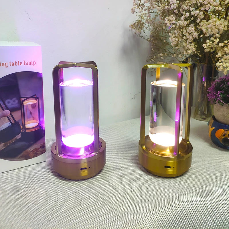 Rechargeable Industrial Table Lamp for Restaurants, Bars & Hotels