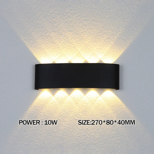 Modern Up & Down LED Wall Light Series for Hotels, Restaurants & Homes