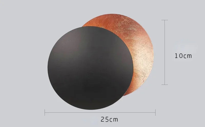 Modern Round LED Wall Lamp for Restaurants, Hotels & Elegant Homes