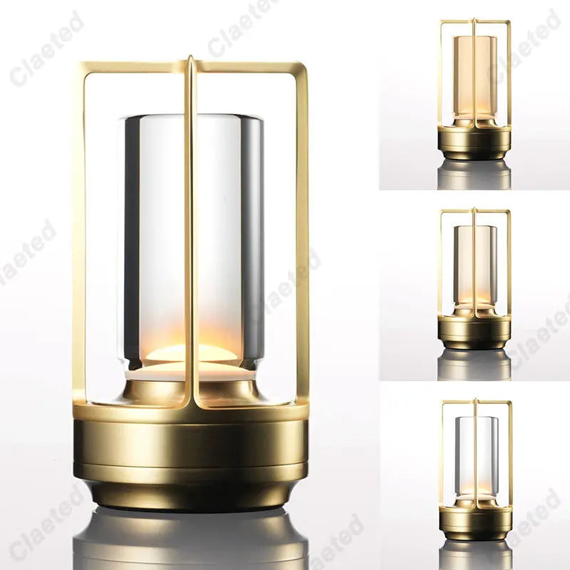 Rechargeable Industrial Table Lamp for Restaurants, Bars & Hotels