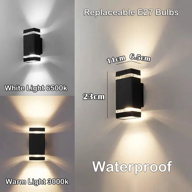 Modern Outdoor Wall Lamp for Homes, Hotels & Terraces