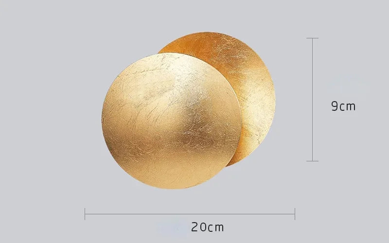 Modern Round LED Wall Lamp for Restaurants, Hotels & Elegant Homes