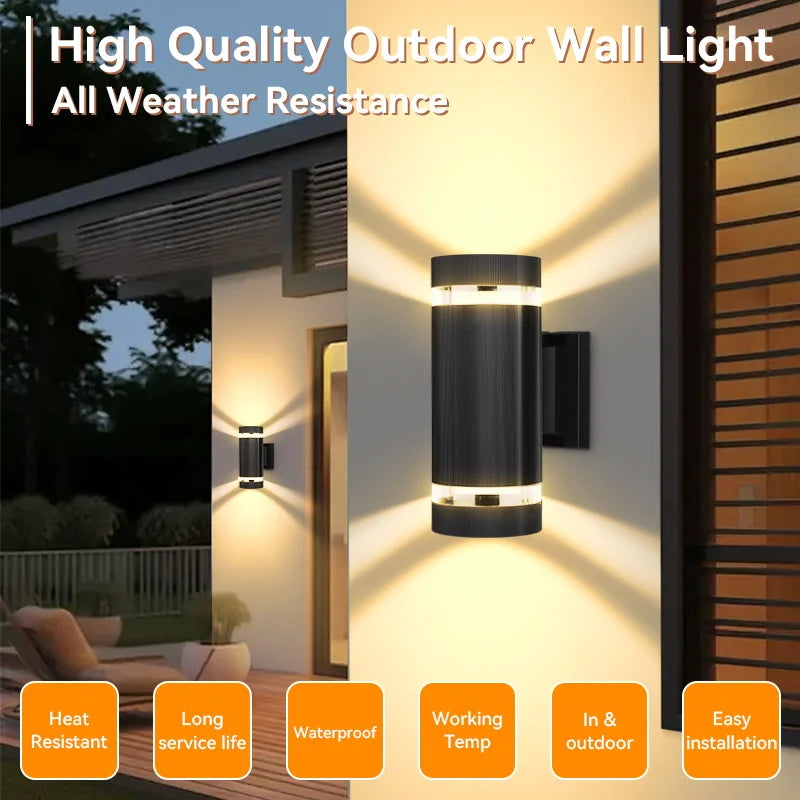 Modern Outdoor Wall Lamp for Homes, Hotels & Terraces