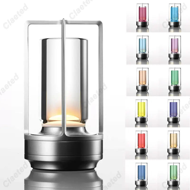 Rechargeable Industrial Table Lamp for Restaurants, Bars & Hotels