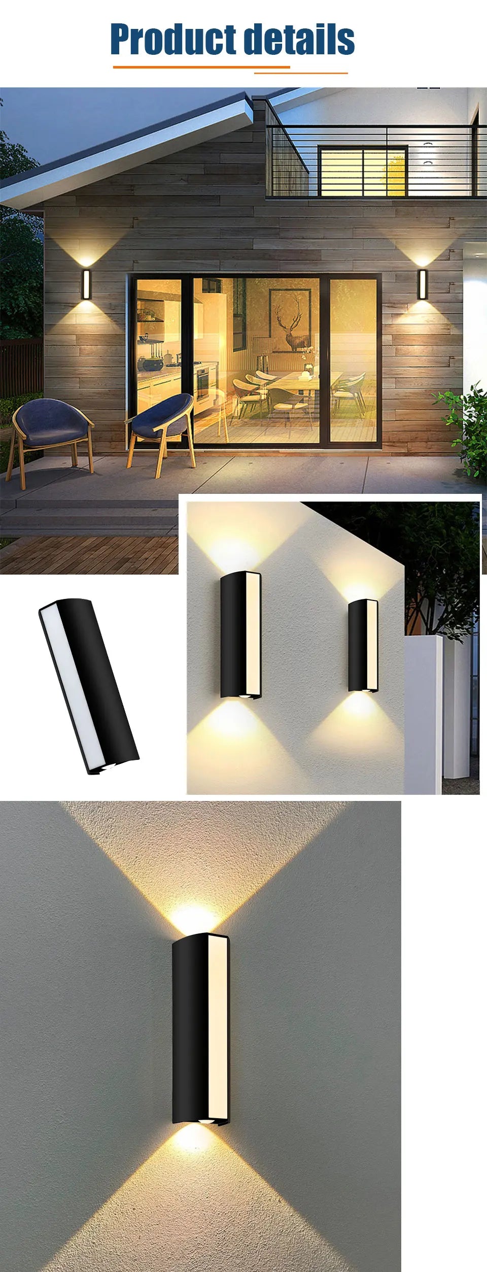 Outdoor Wall Light for Restaurants, Hotels & Modern Homes