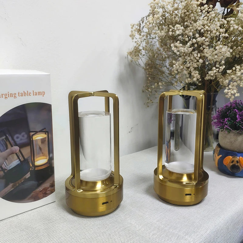 Rechargeable Industrial Table Lamp for Restaurants, Bars & Hotels