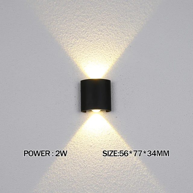Modern Up & Down LED Wall Light Series for Hotels, Restaurants & Homes