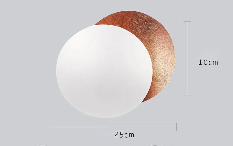Modern Round LED Wall Lamp for Restaurants, Hotels & Elegant Homes