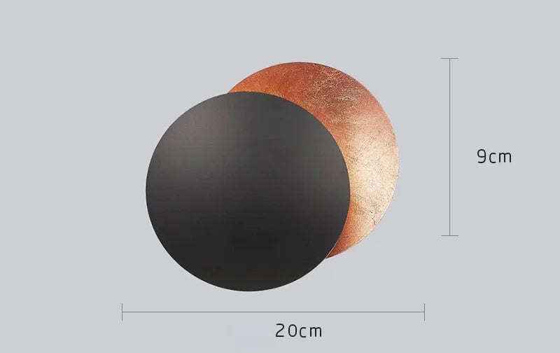 Modern Round LED Wall Lamp for Restaurants, Hotels & Elegant Homes