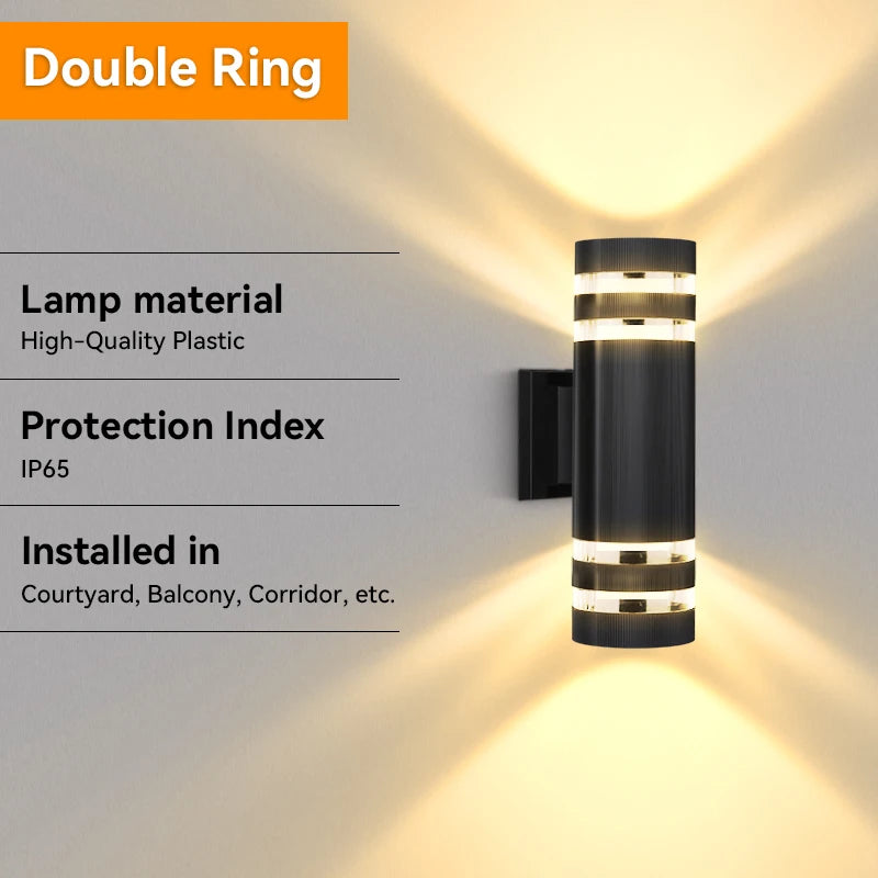 Modern Outdoor Wall Lamp for Homes, Hotels & Terraces