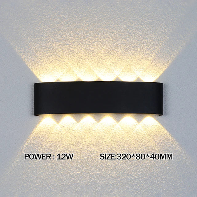 Modern Up & Down LED Wall Light Series for Hotels, Restaurants & Homes