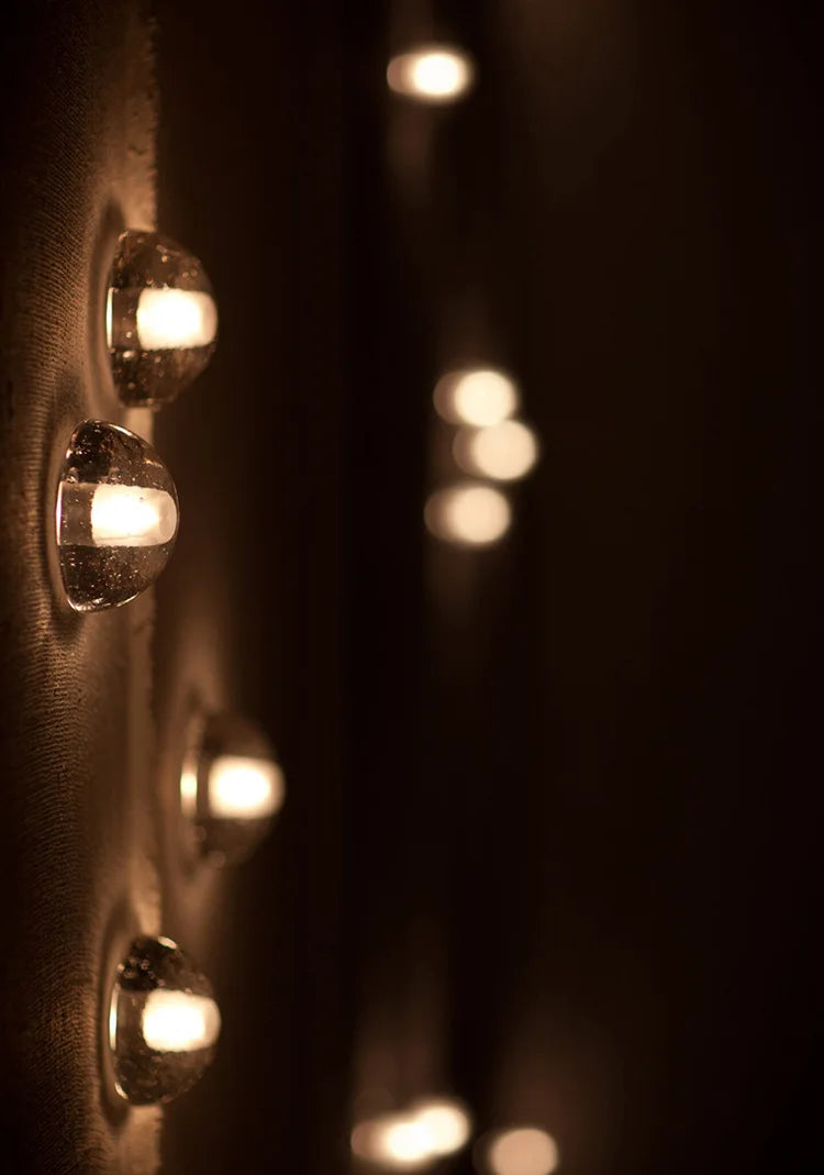 Crystal Glass Wall Lamp for Restaurants, Bars & Elegant Homes