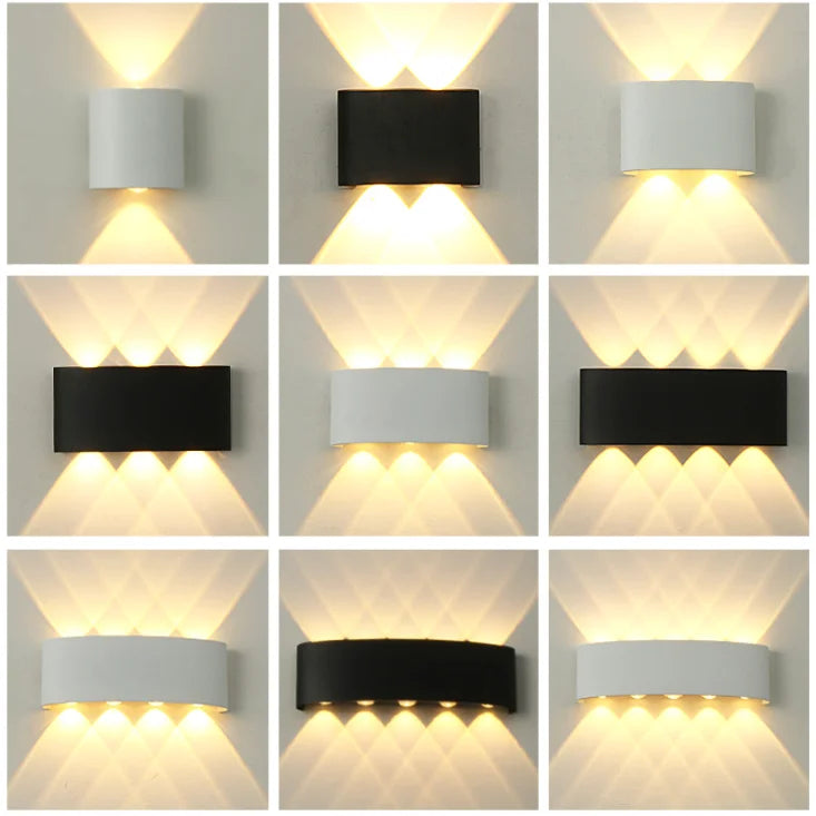 Modern Up & Down LED Wall Light Series for Hotels, Restaurants & Homes