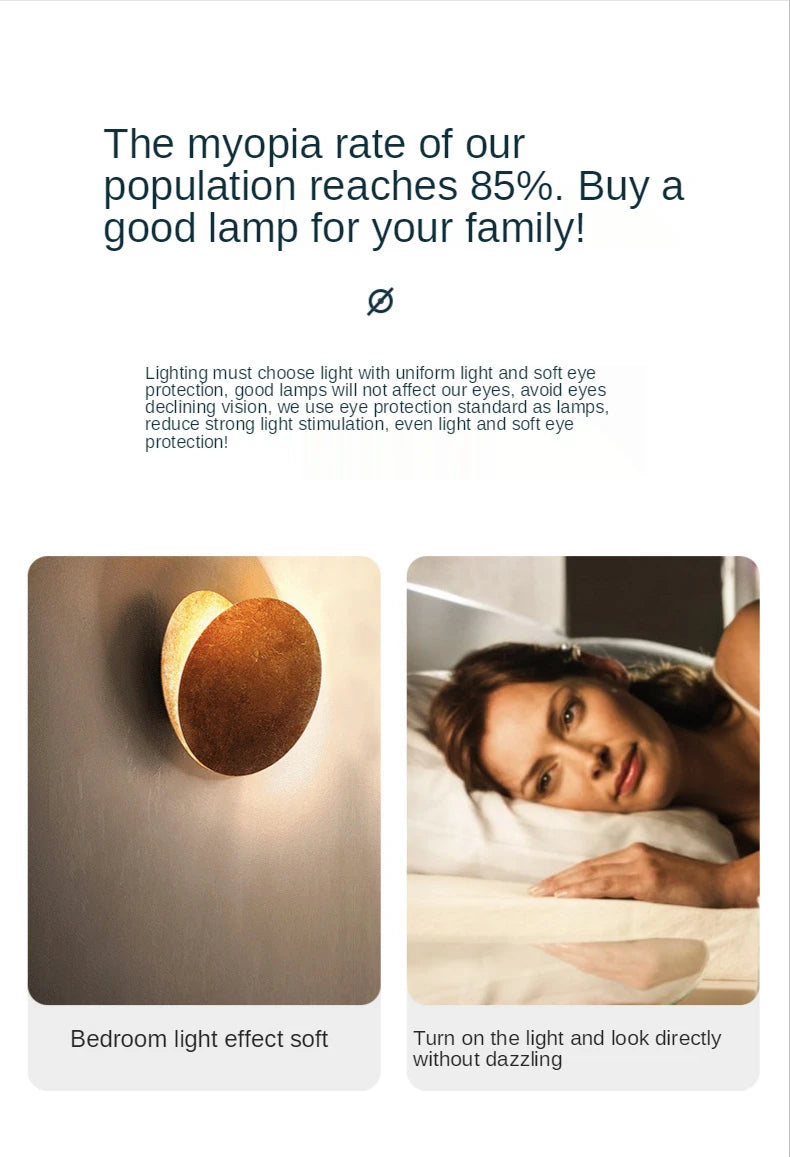 Modern Round LED Wall Lamp for Restaurants, Hotels & Elegant Homes
